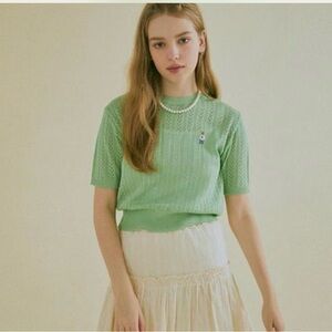 WHO.A.U Knit Blouse Size Small